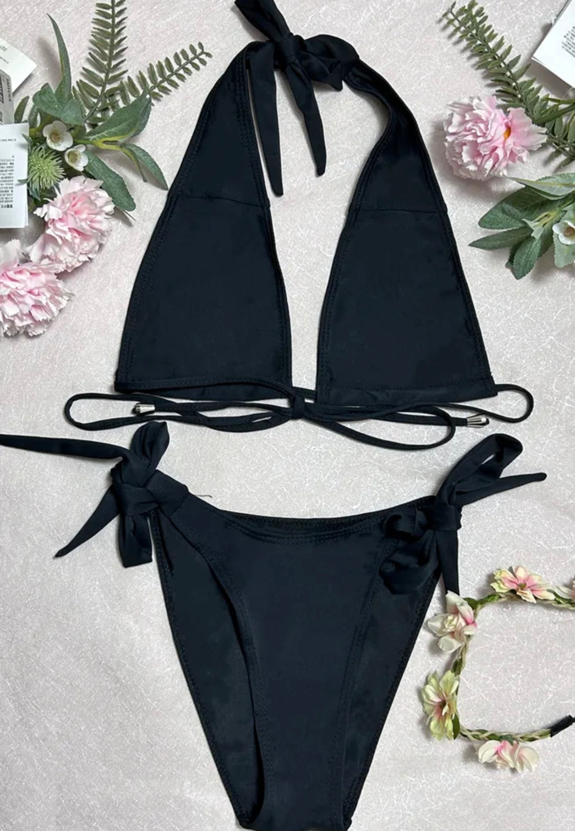 Tankini Anti-Bräunungsstreifen Bikini