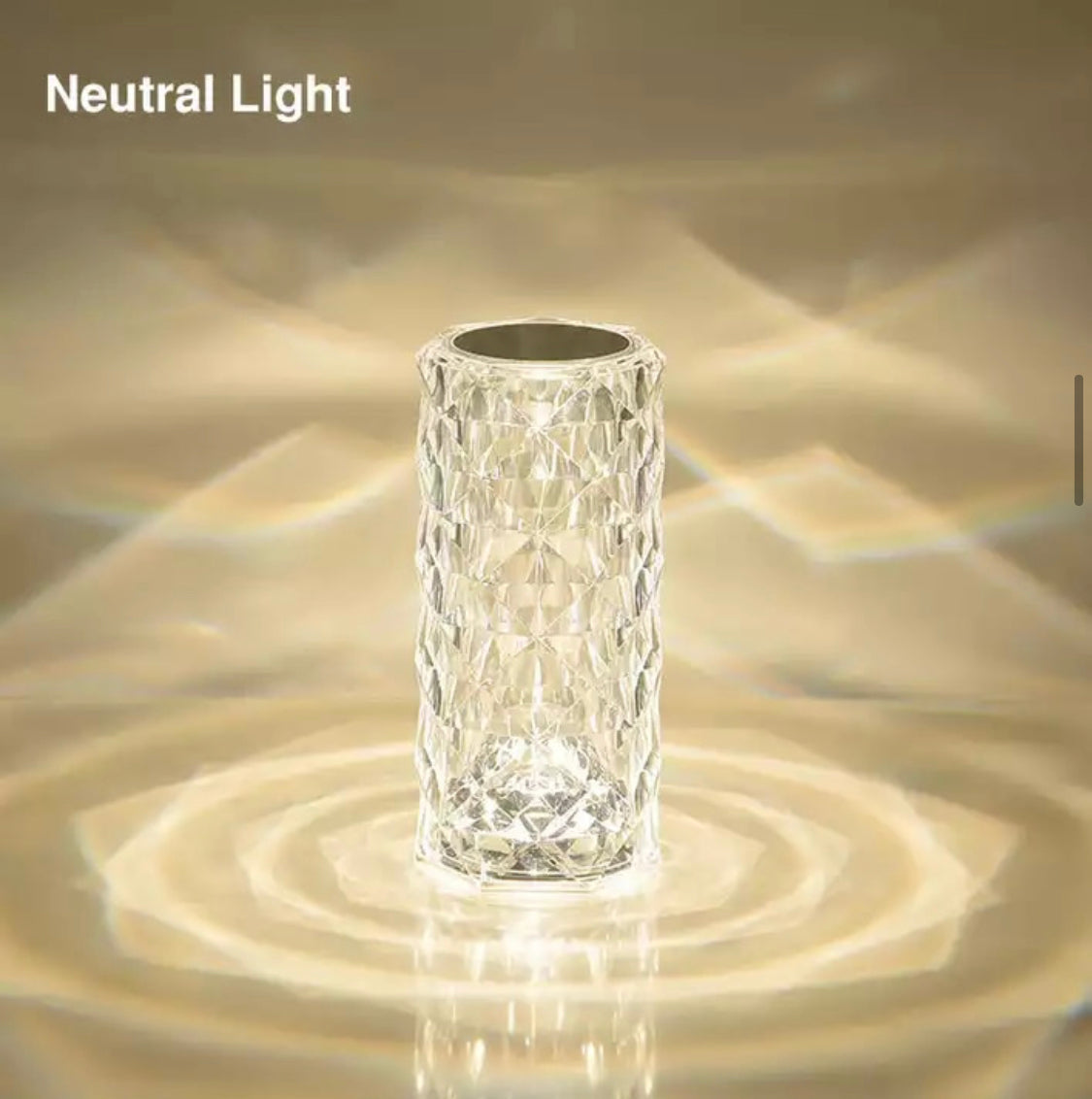 LED Kristall Lampe