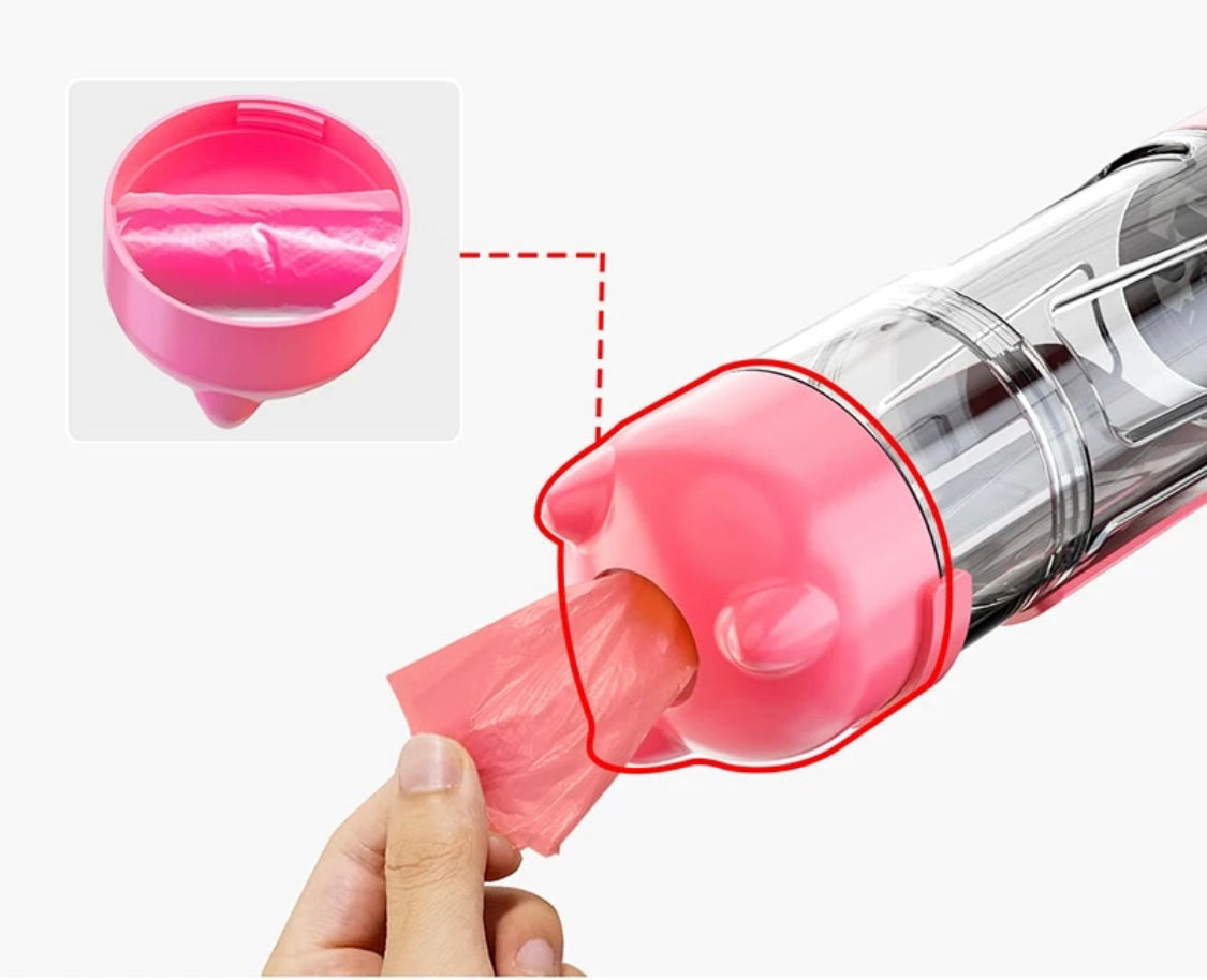 Multifunktionale Trinkflasche für Hunde
