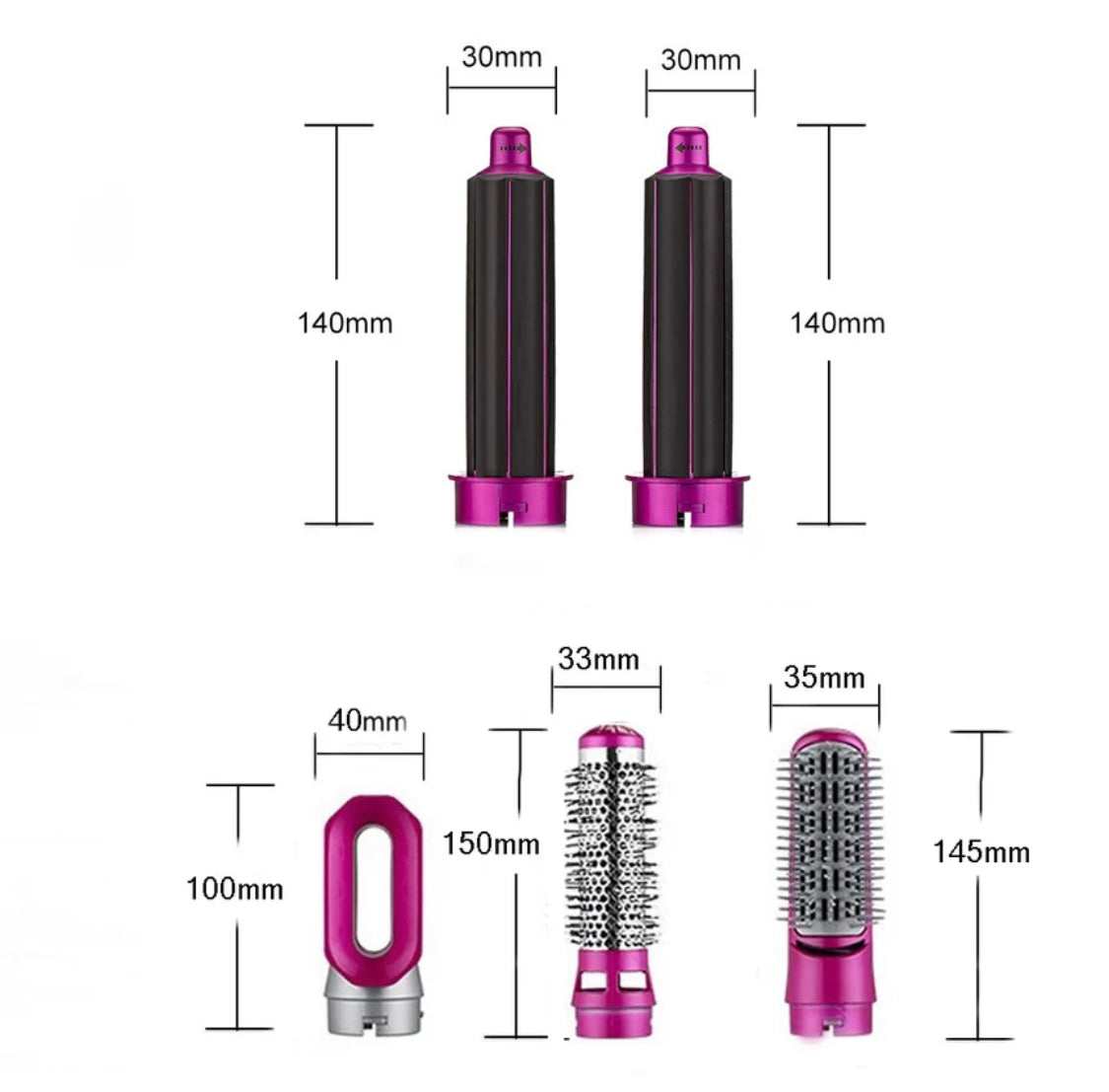 5 in 1 Haarstyling Stab