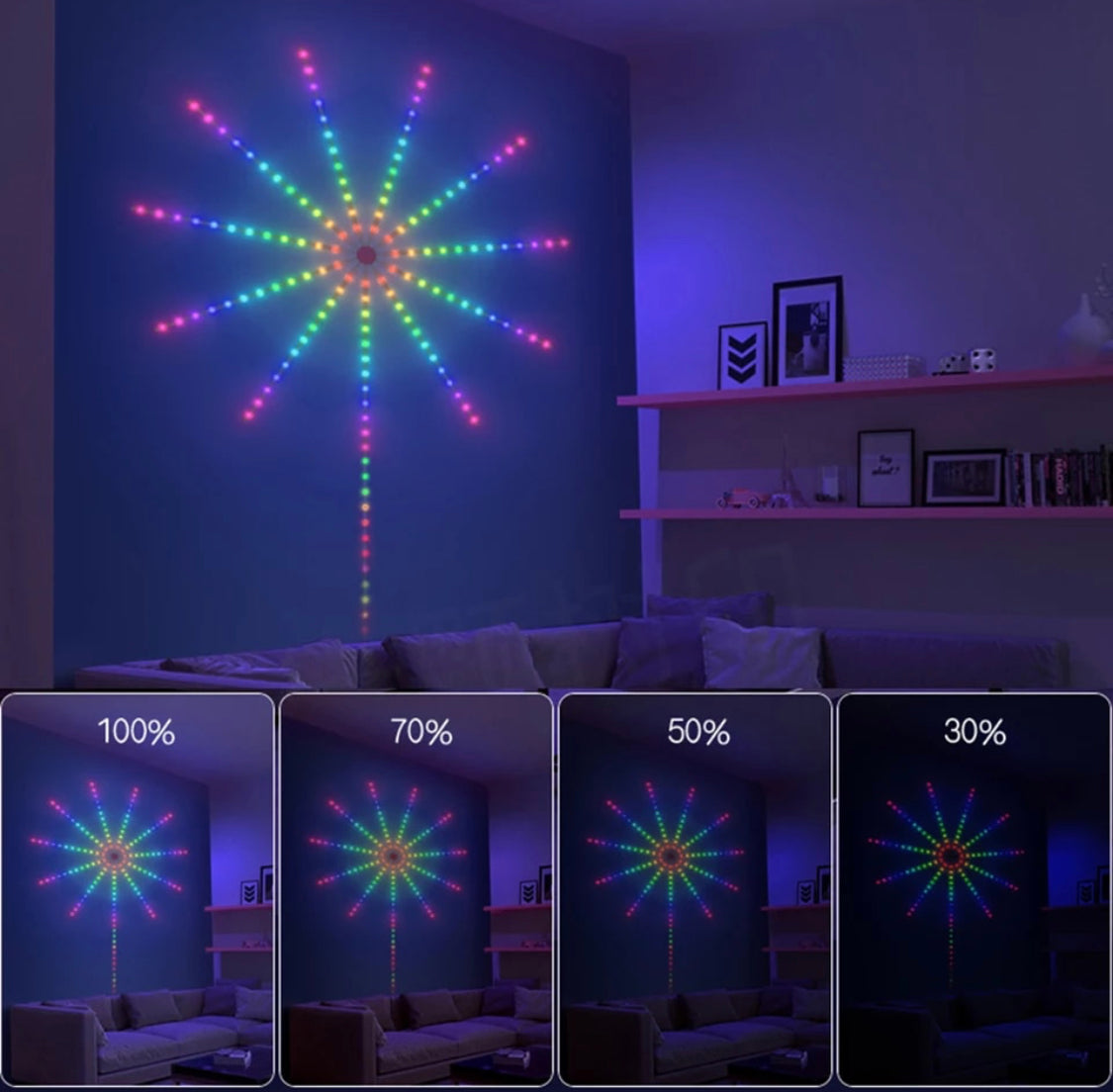 LED Feuerwerk Streifen