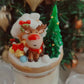 Weihnachts Duftkerze mit Deckel