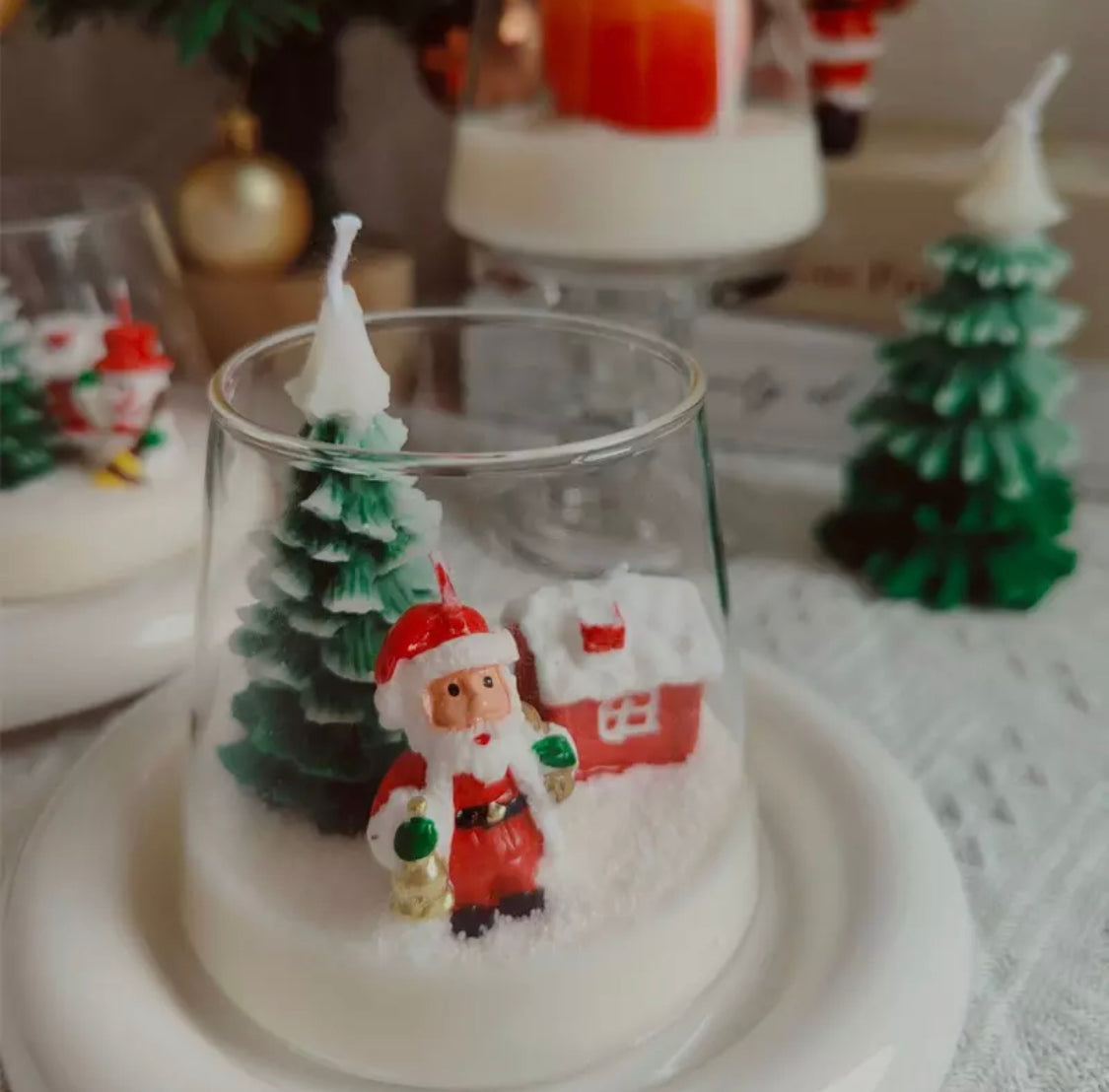 Weihnachts Duftkerze im Glas