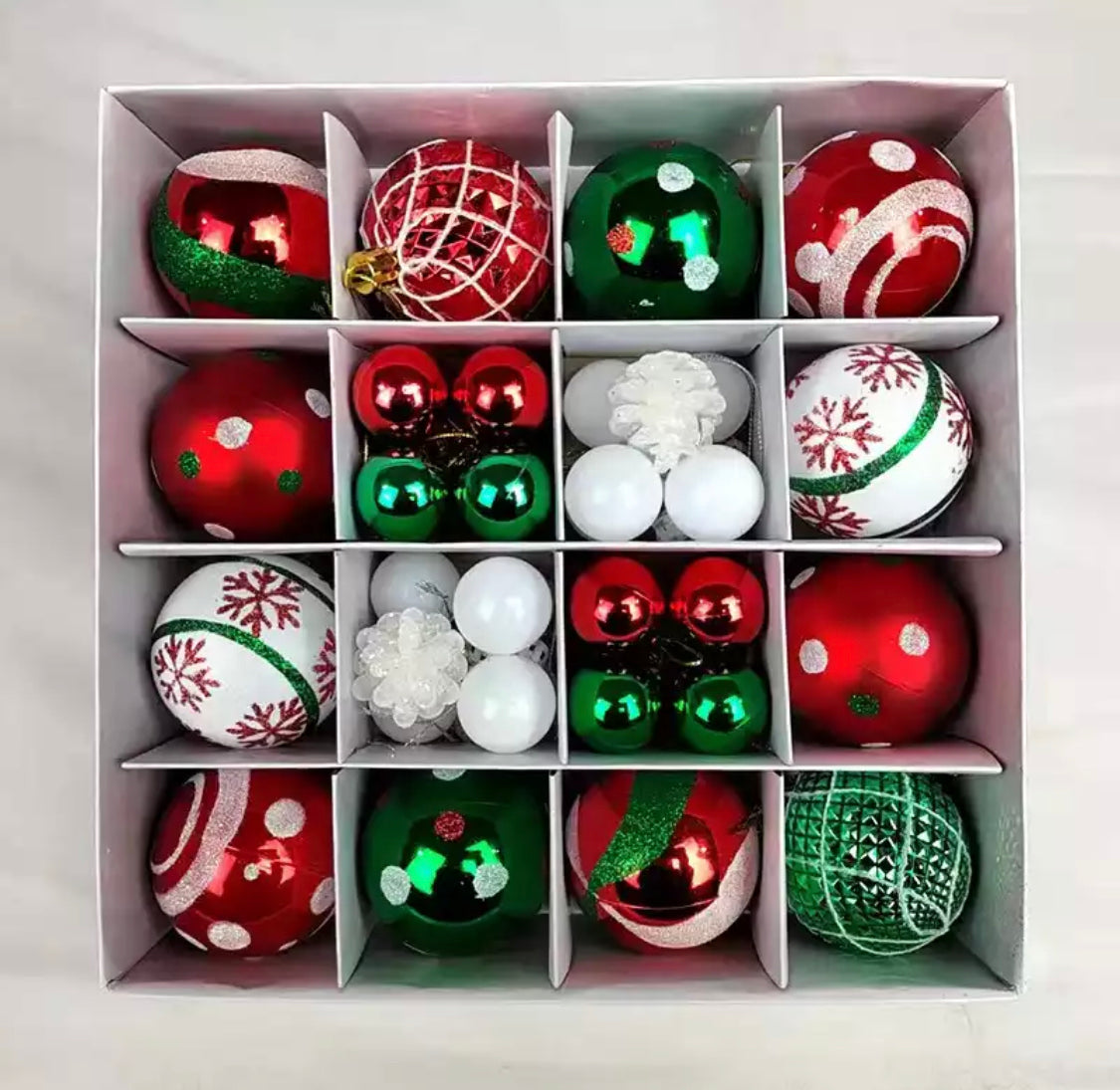 Weihnachtsbaum Kugeln 42 stk.