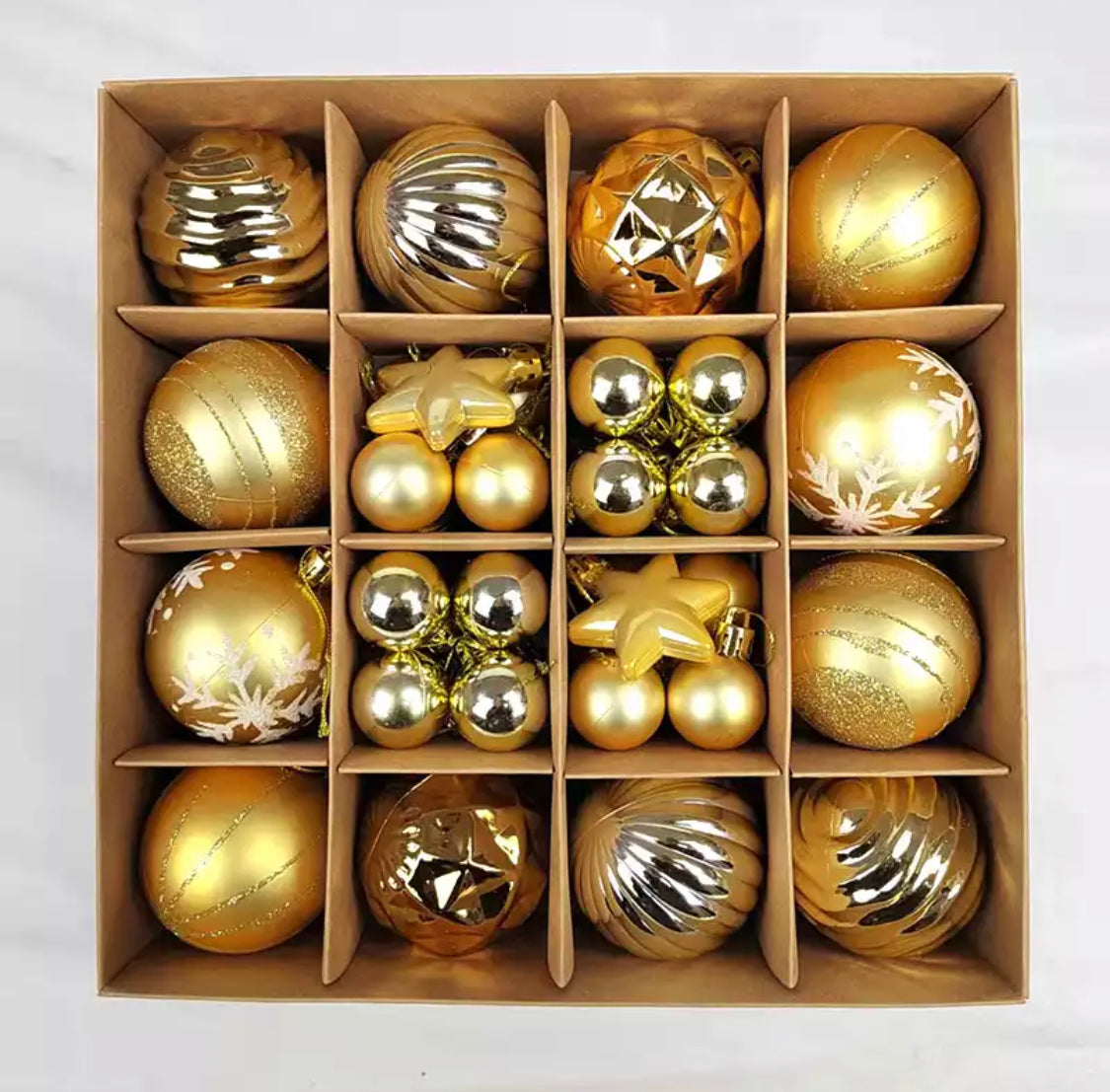 Weihnachtsbaum Kugeln 42 stk.