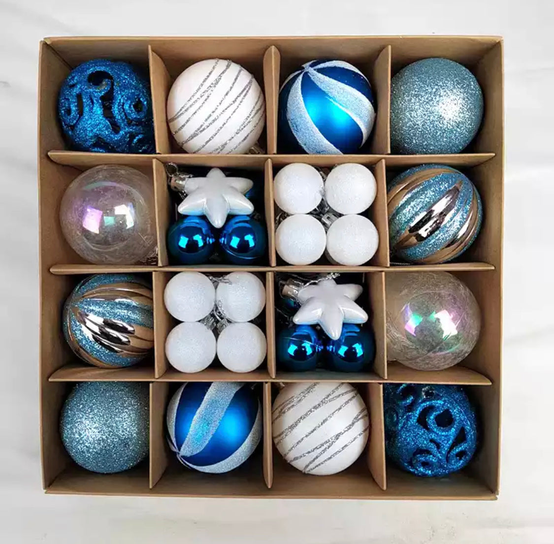 Weihnachtsbaum Kugeln 42 stk.