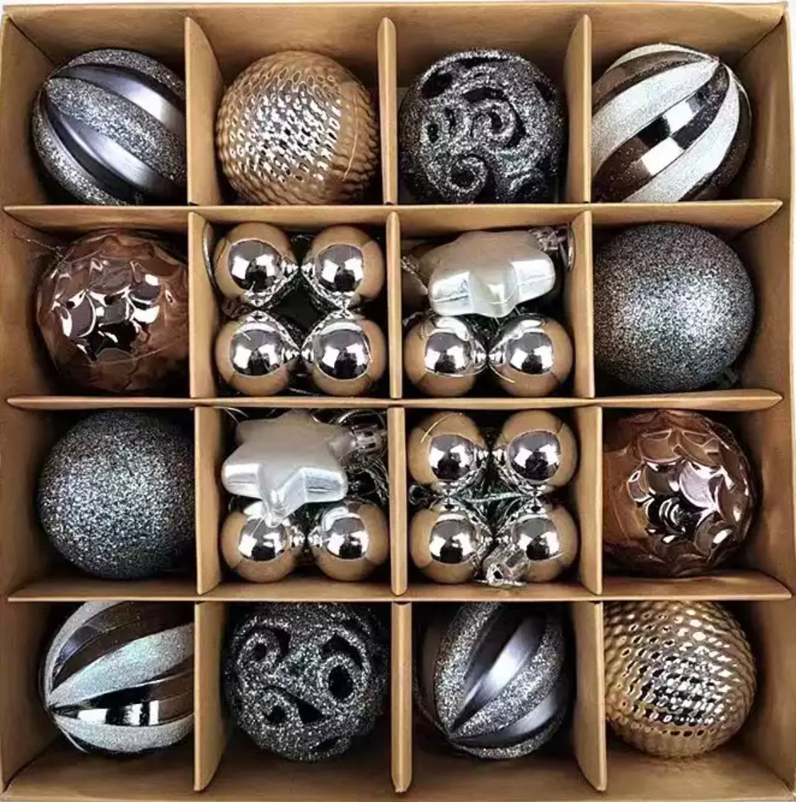 Weihnachtsbaum Kugeln 42 stk.