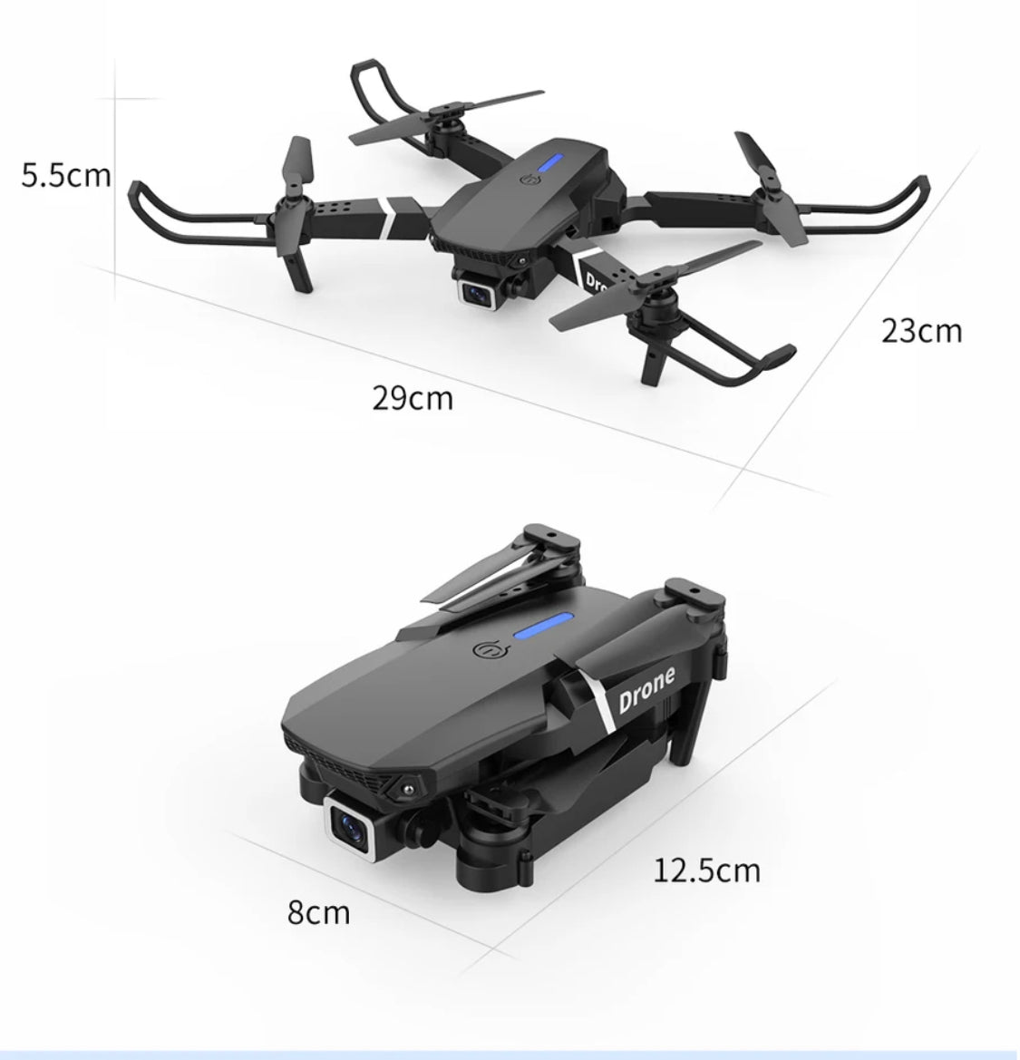 WIFI Pro Drohne mit 4K Dual Kamera