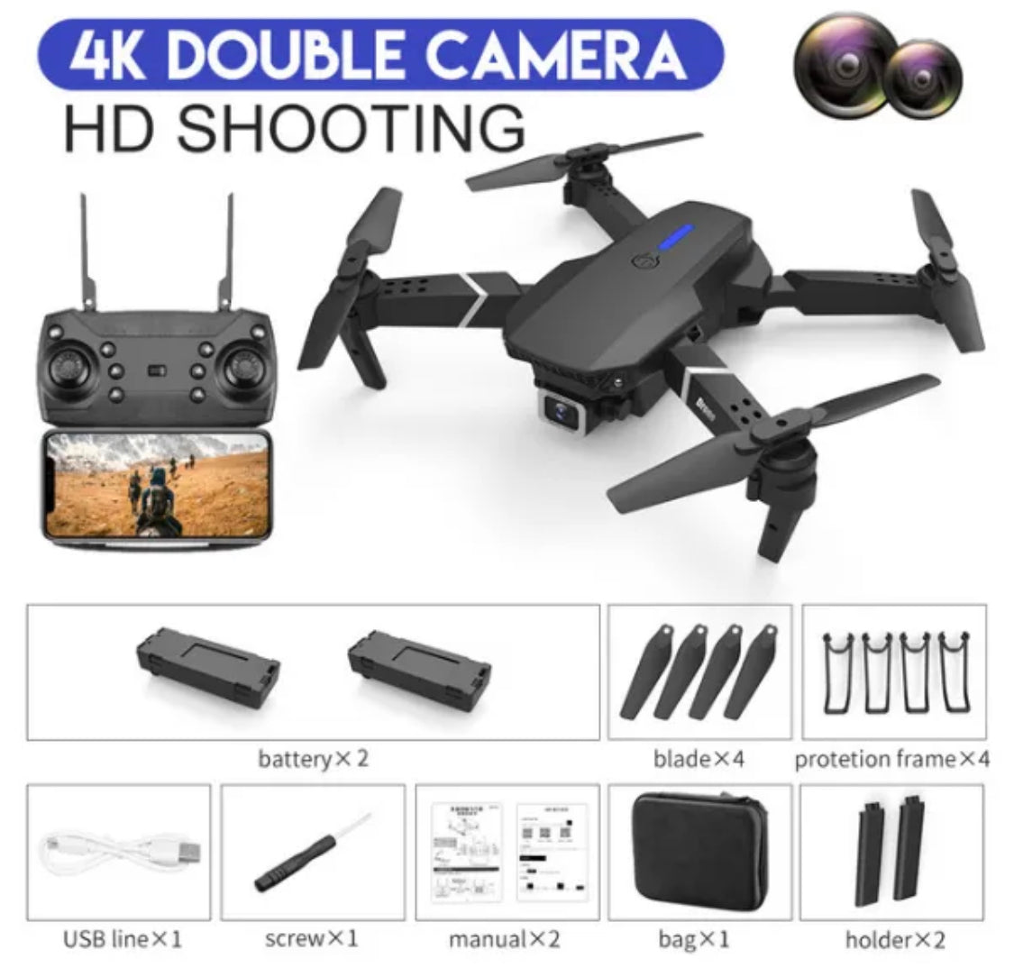 WIFI Pro Drohne mit 4K Dual Kamera